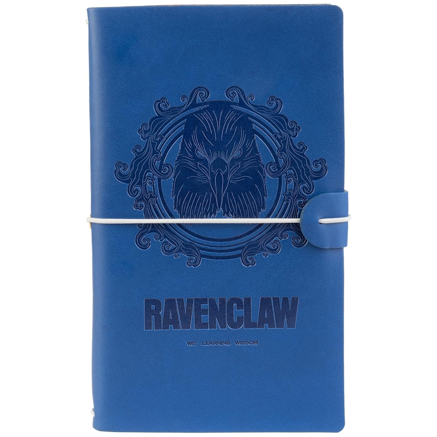 Ravenclaw Harry Potter Faux Leather Travel Journal / Notebook (Front) | Happy Piranha