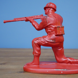 Crouching Red Army Man - 18cm Toy Soldier Ornament (Back) | Happy Piranha