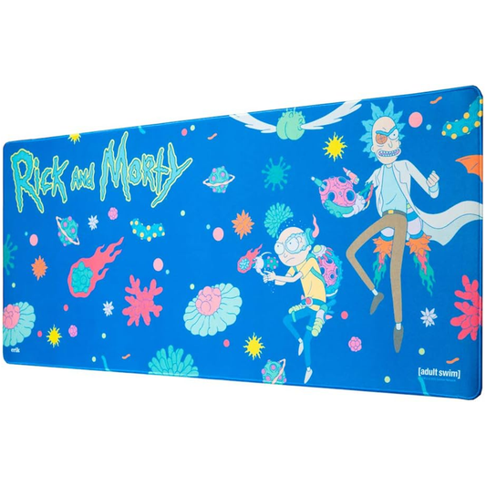 Rick and Morty XXL Gaming Mouse Pad & Keyboard Mat | Happy Piranha