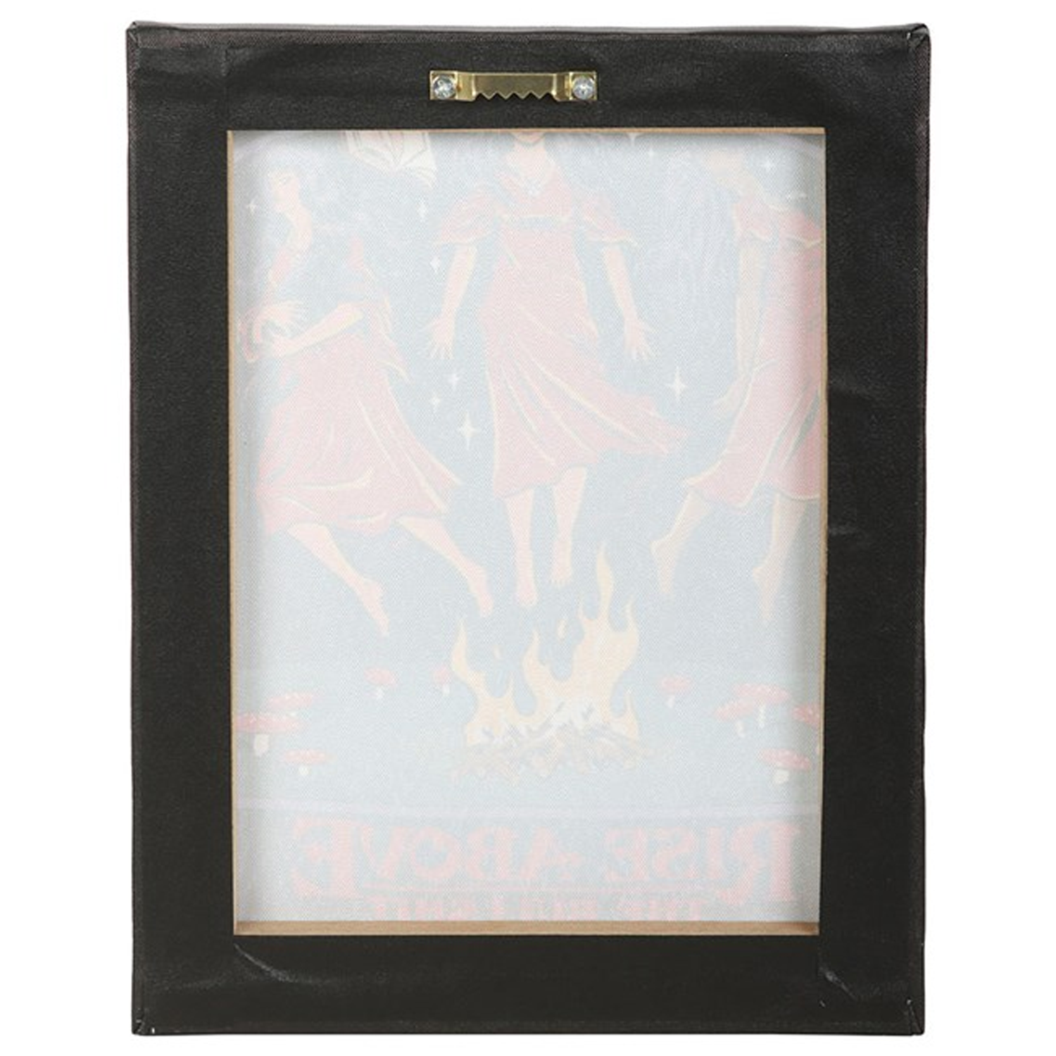 Rise Above the Bullshit: Steven Rhodes Licensed Canvas Print (Back) On a White Background | Happy Piranha