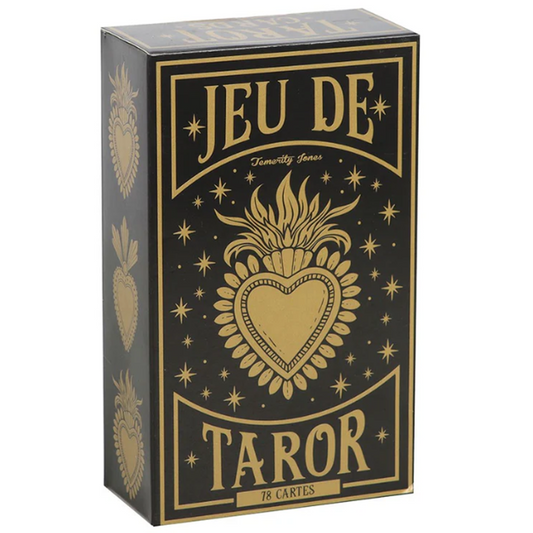 Sacred Heart Classic Tarot Cards Deck Box (Front) on a White Background | Happy Piranha