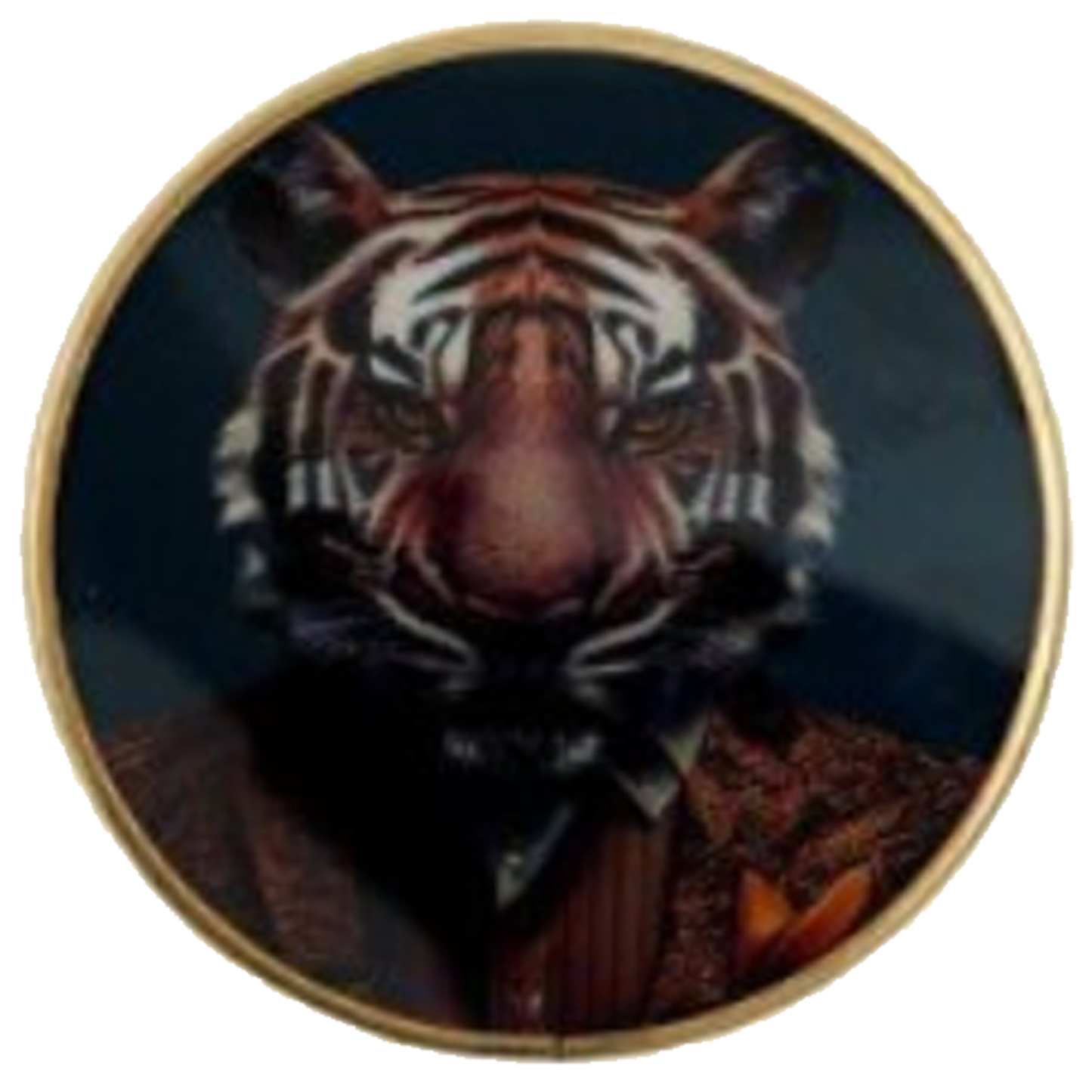 Teatime Safari: Posh Animal Design Glass Coasters