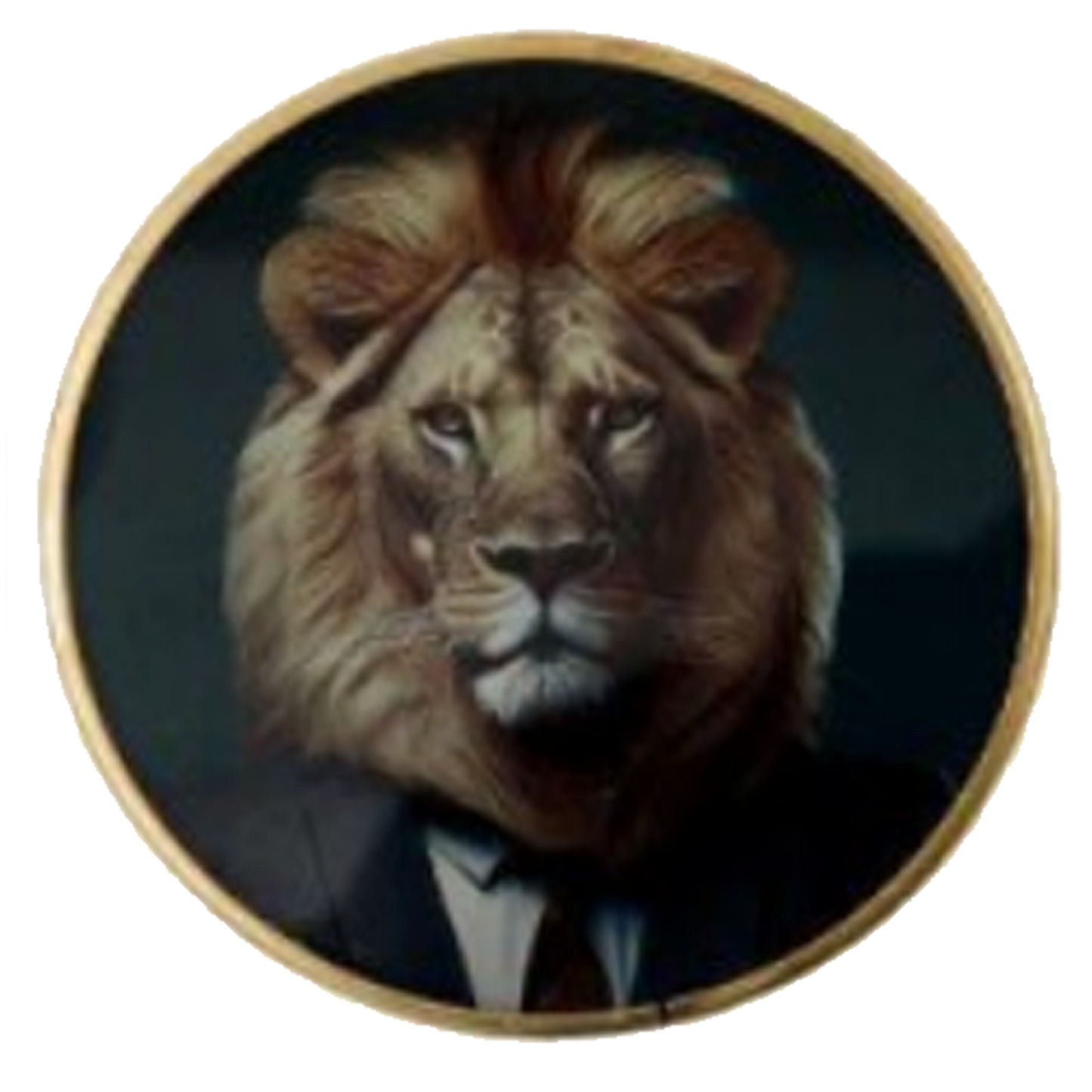 Teatime Safari: Posh Animal Design Glass Coasters