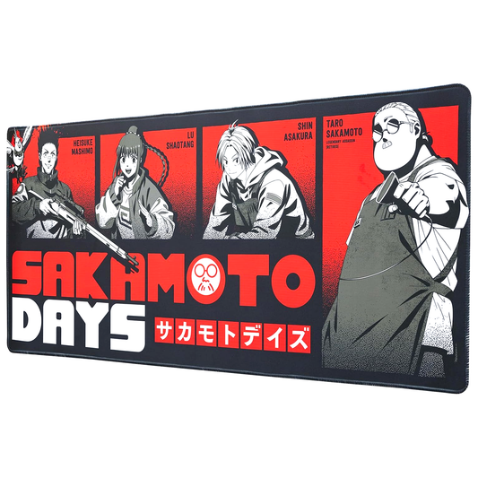 Sakamoto Days XXL Anime Mouse Pad & Keyboard Mat | Happy Piranha