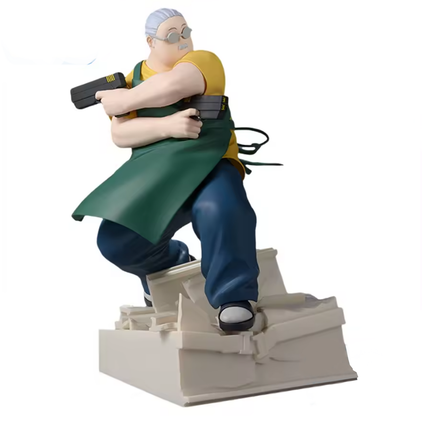 Sakamoto Days: Taro Shop Manager Ver. Luminista Figure (Front View) On a White Background | Happy Piranha