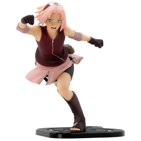 Naruto Shippuden - Sakura Haruno 1:10 Scale Action Figure (Front) | Happy Piranha