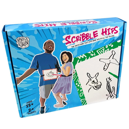 Scribble Hips Party Board Game | Happy Piranha