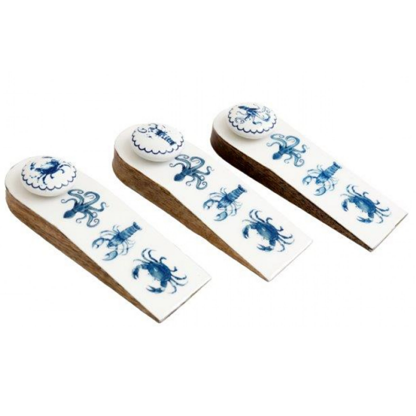 Seashore & Sea Creature Enameled Door Stop