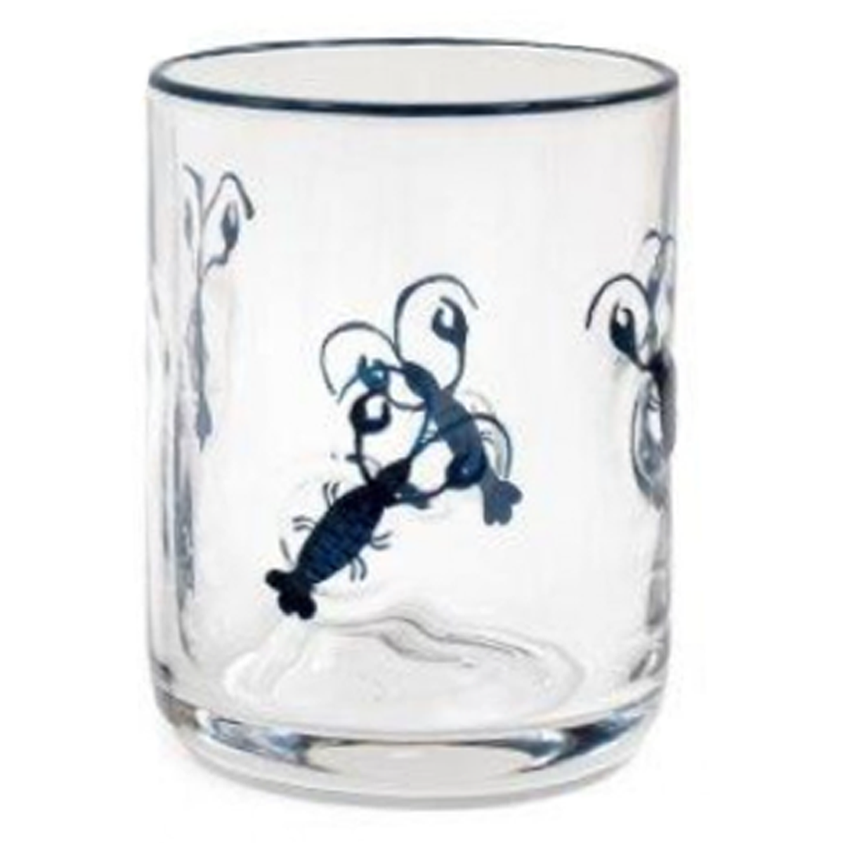 Seashore Creatures Design Glass Tumbler