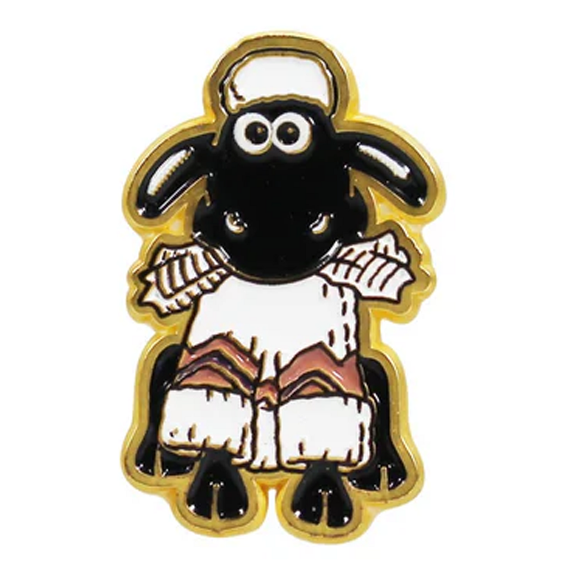 Wallace & Gromit Sean the Sheep Enamelled Pin Badge | Happy Piranha