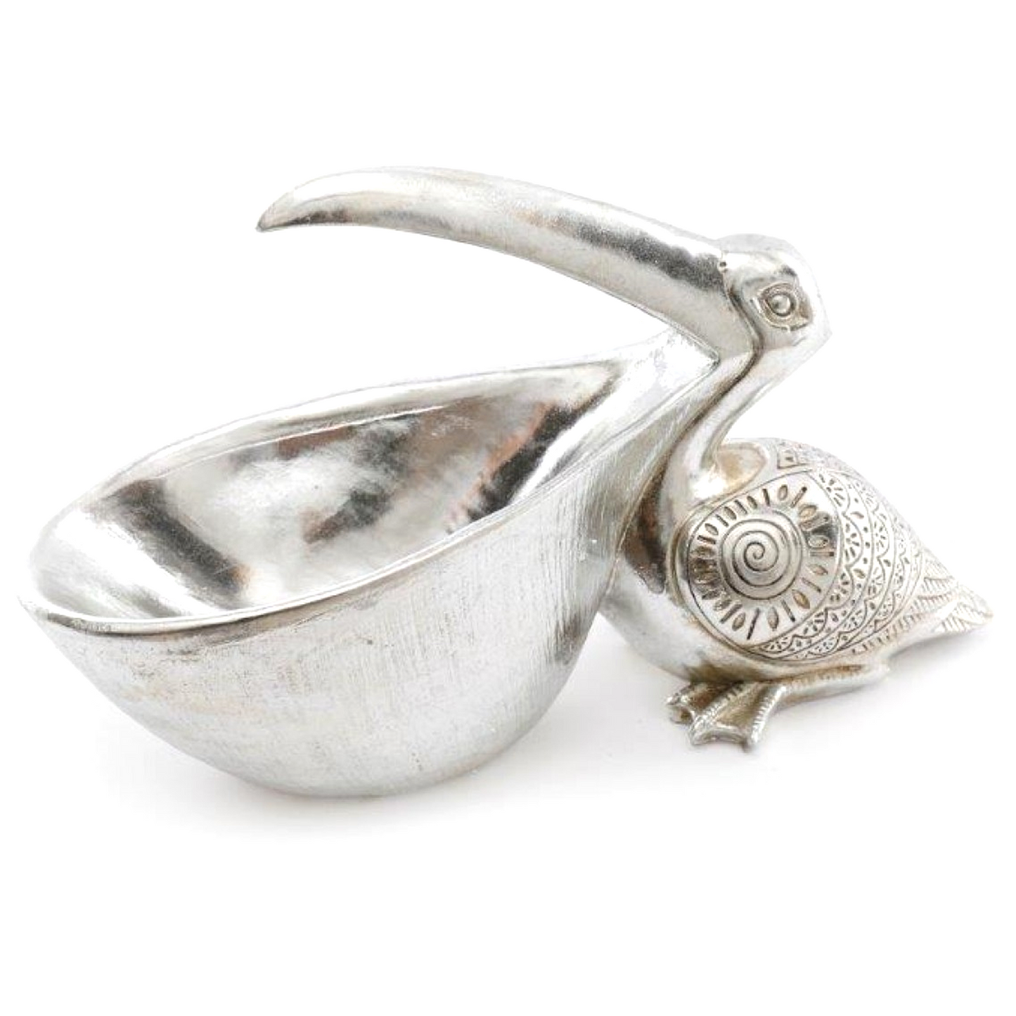 Silver Pelican Bowl / Trinket Dish | Happy Piranha