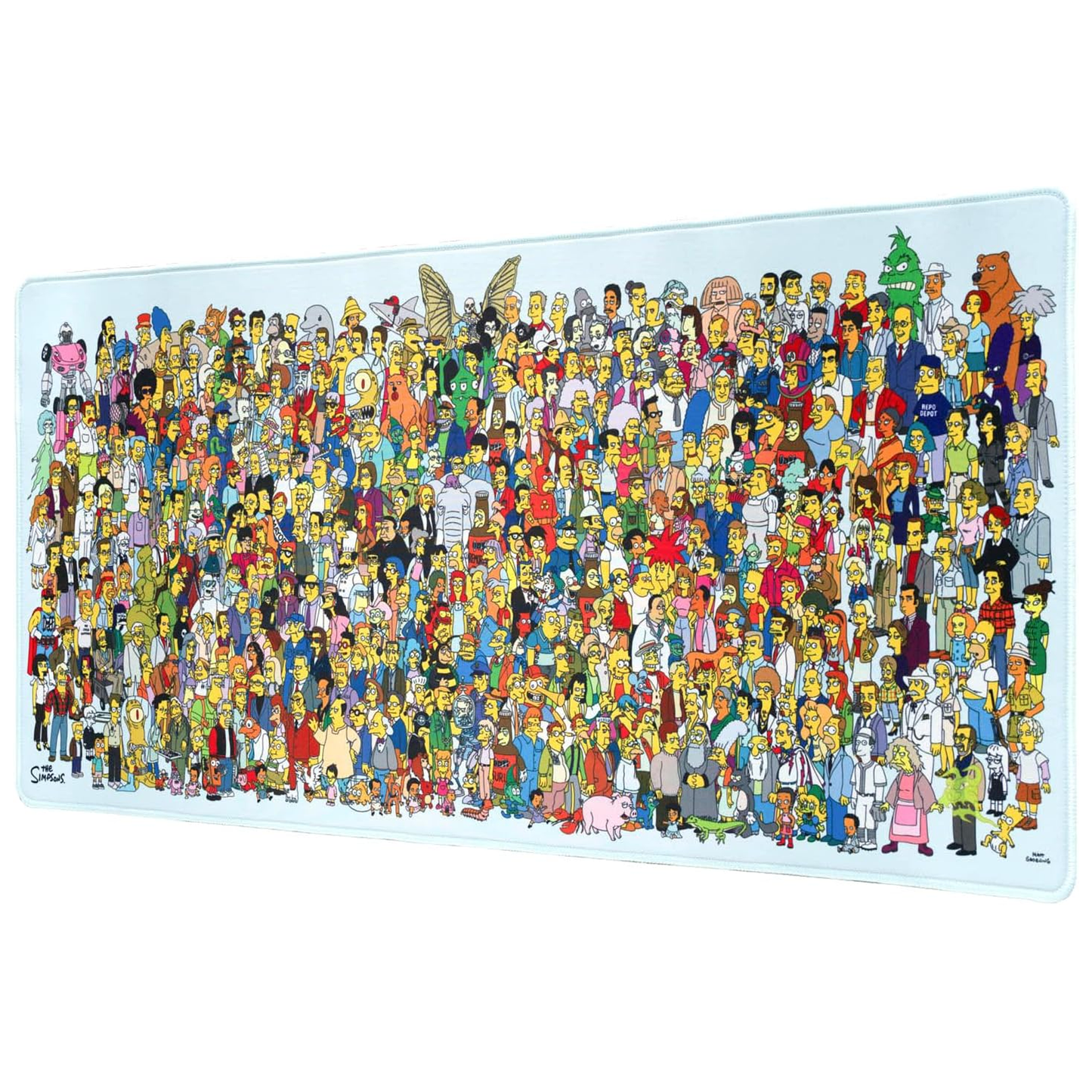 The Simpsons XXL 31.5 Inch Gaming Mouse Pad & Keyboard Mat | Happy Piranha