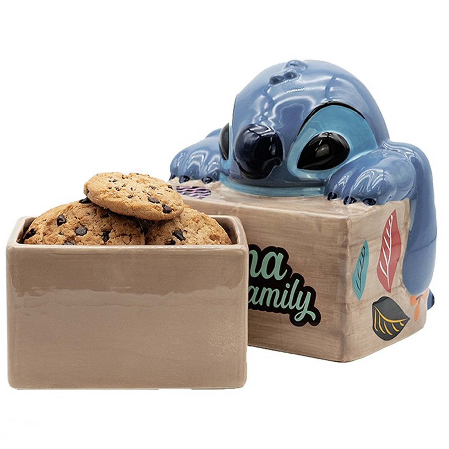 Stitch - 3D Lilo & Stitch Shaped Disney Cookie / Storage Jar (Open) | Happy Piranha