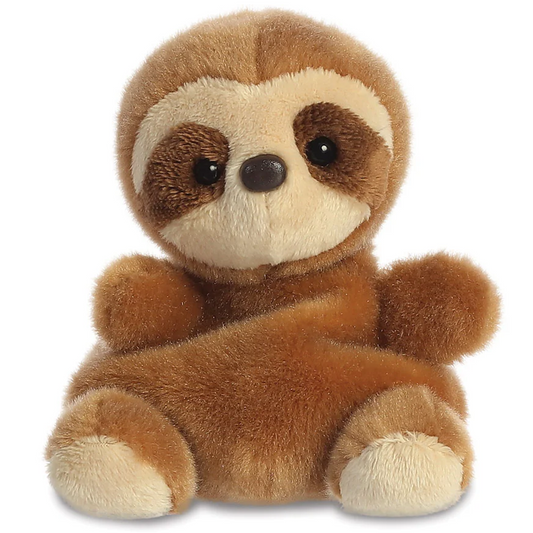 Slomo the Sloth - Palm Pal Plushie Stuffed Animal Soft Toy (Front) | Happy Piranha
