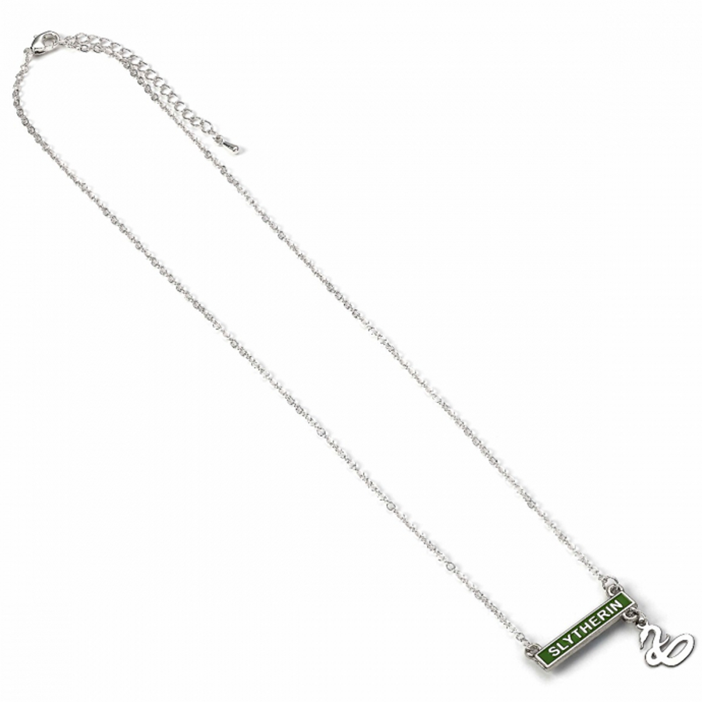 Slytherin - Harry Potter Hogwarts House Bar Necklace (Pendant and Chain) | Happy Piranha