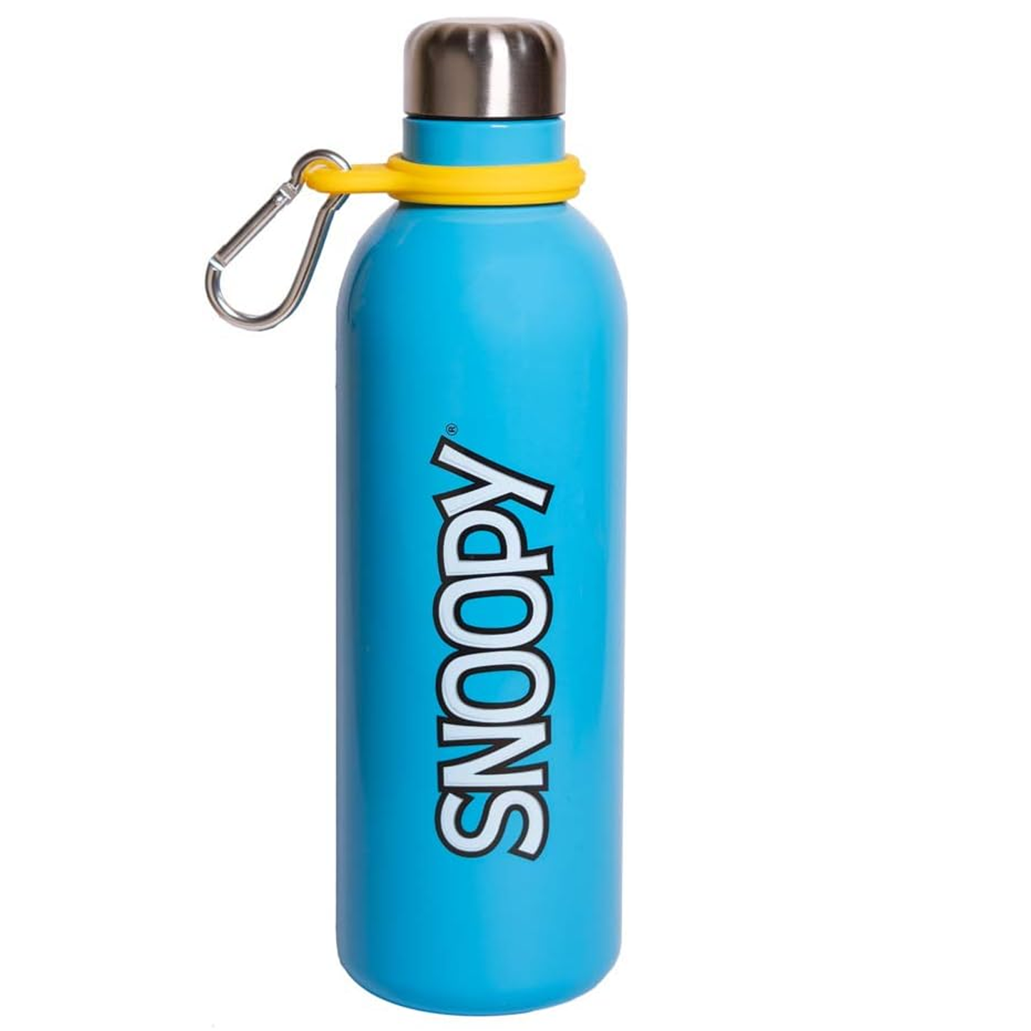 Snoopy Exercising 500ml Metal Hot & Cold Water Bottle (Back) | Happy Piranha