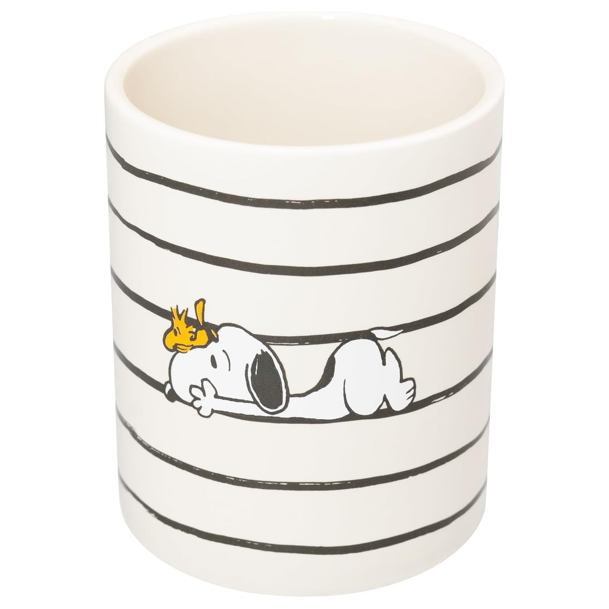 Peanuts: Snoopy & Woodstock Design Pen Holder / Stationary Pot | Happy Piranha 