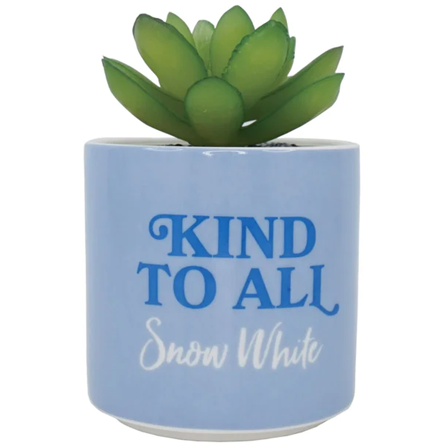 Snow White - 6.5cm Disney Plant Pot & Plant (Back) | Happy Piranha