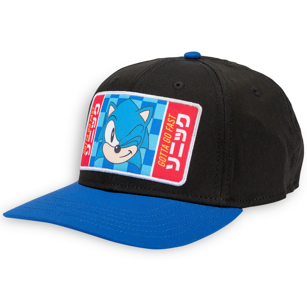 Sonic The Hedgehog Katakana Snapback Baseball Cap | Happy Piranha