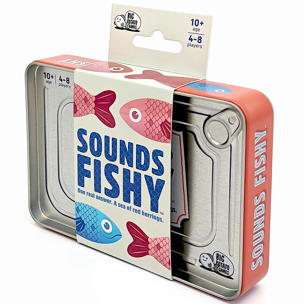 Fishuy Sounds Fishy Travel Edition Party Card Game | Happy Piranha