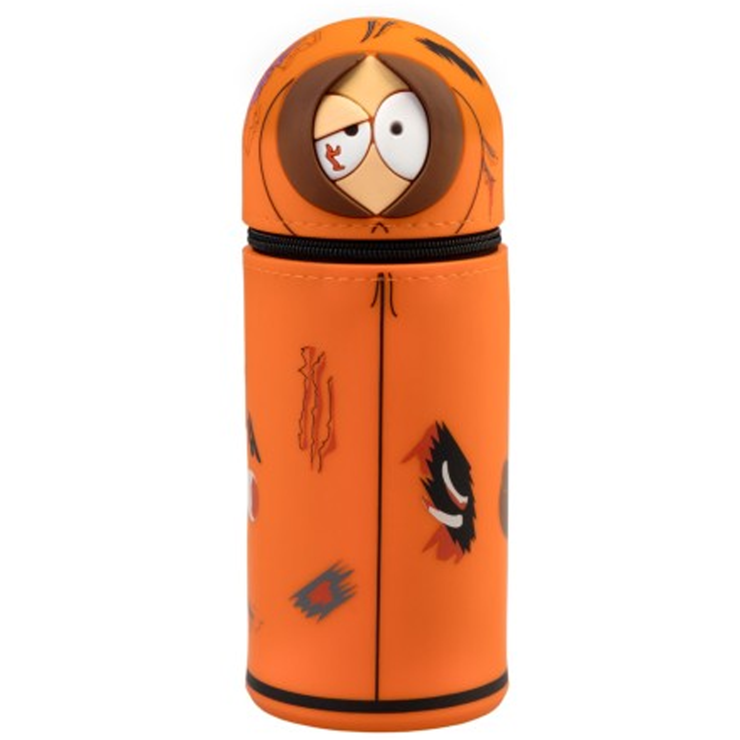 South Park Kenny 3D Silicon Pencil Case (Front) On a White Background | Happy Piranha