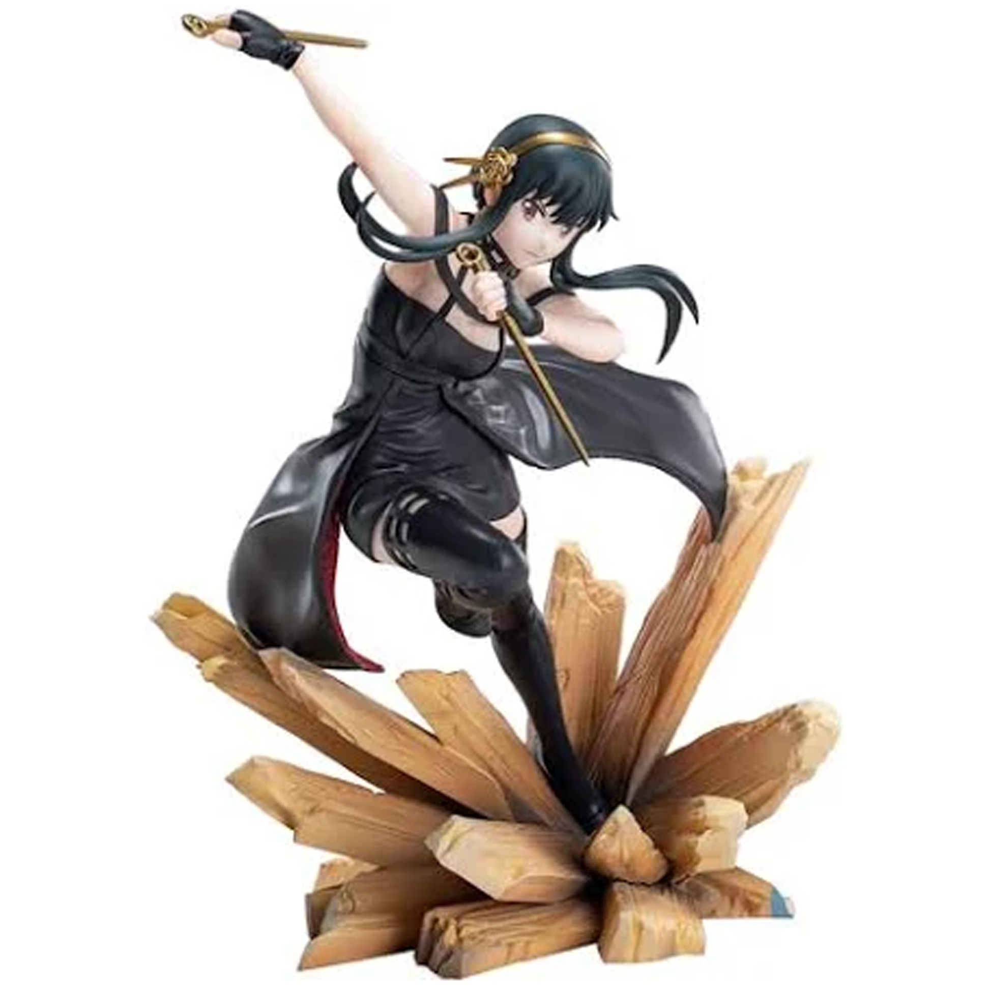 Spy x Family - Yor Forger Thorn Princess Mission Extended Figure on a White Background | Happy Piranha