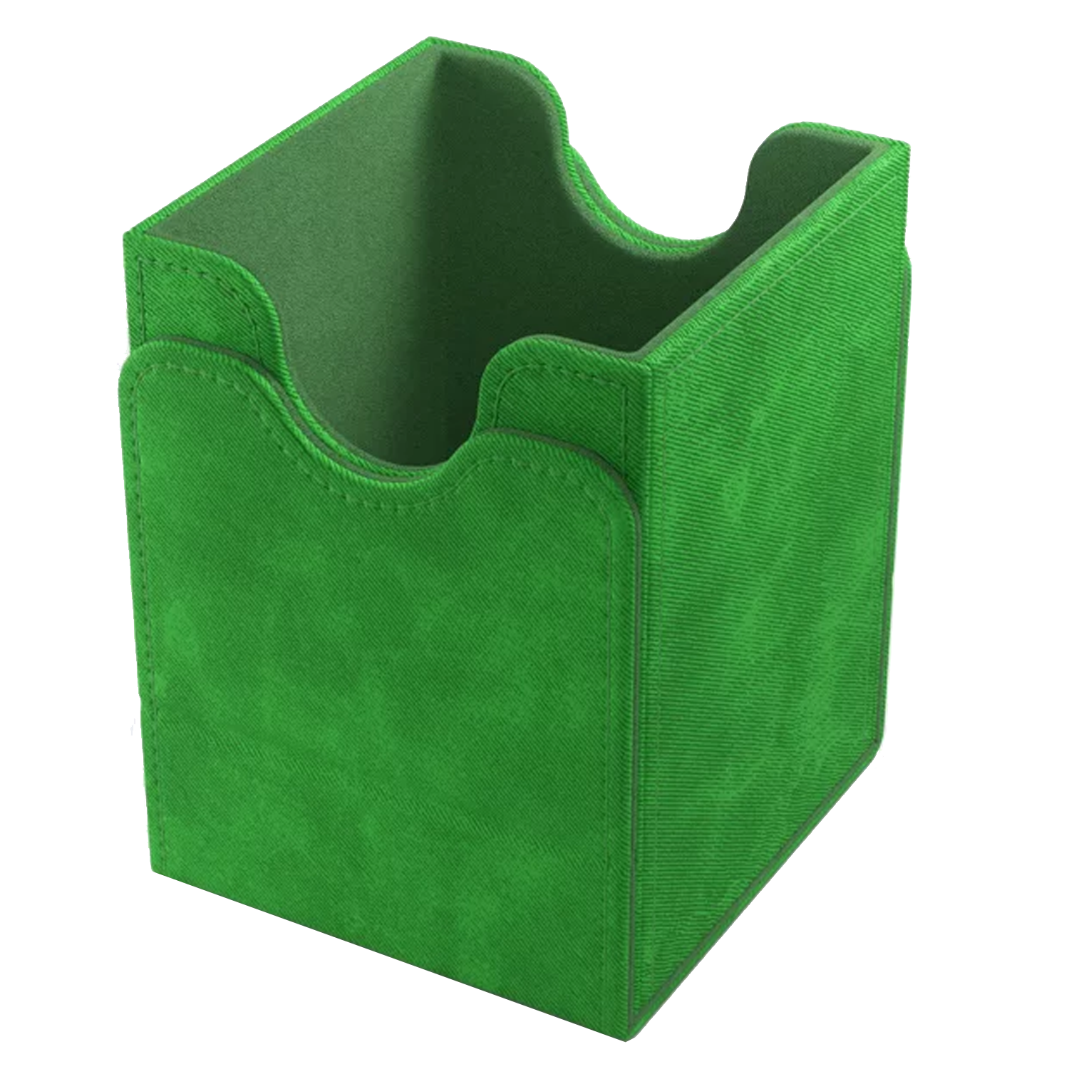 Gamegenic Squire 100+ XL Convertible Deck Box: Green With the Lid Magnetised Underneath | Happy Piranha