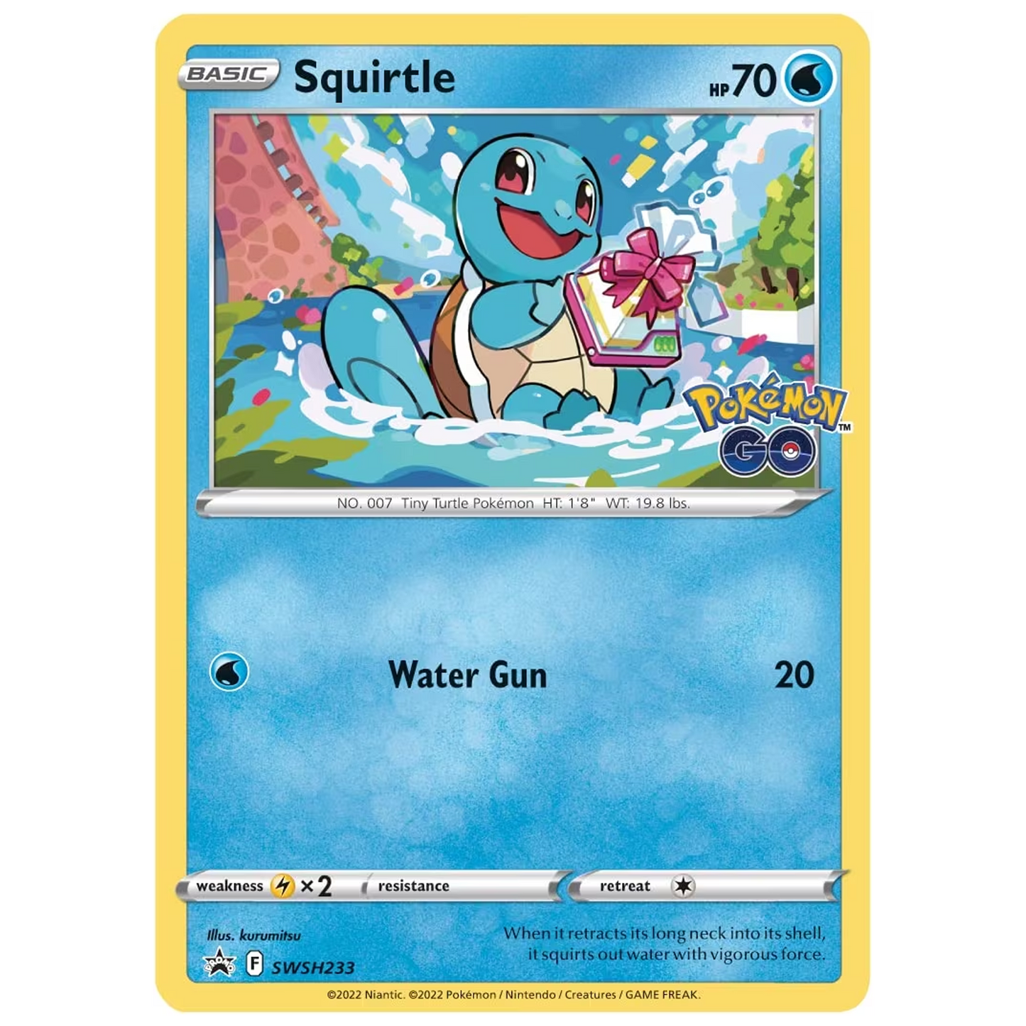 Pokémon TCG: Pokémon Go Pin Collection (Squirtle Promo Card) | Happy Piranha