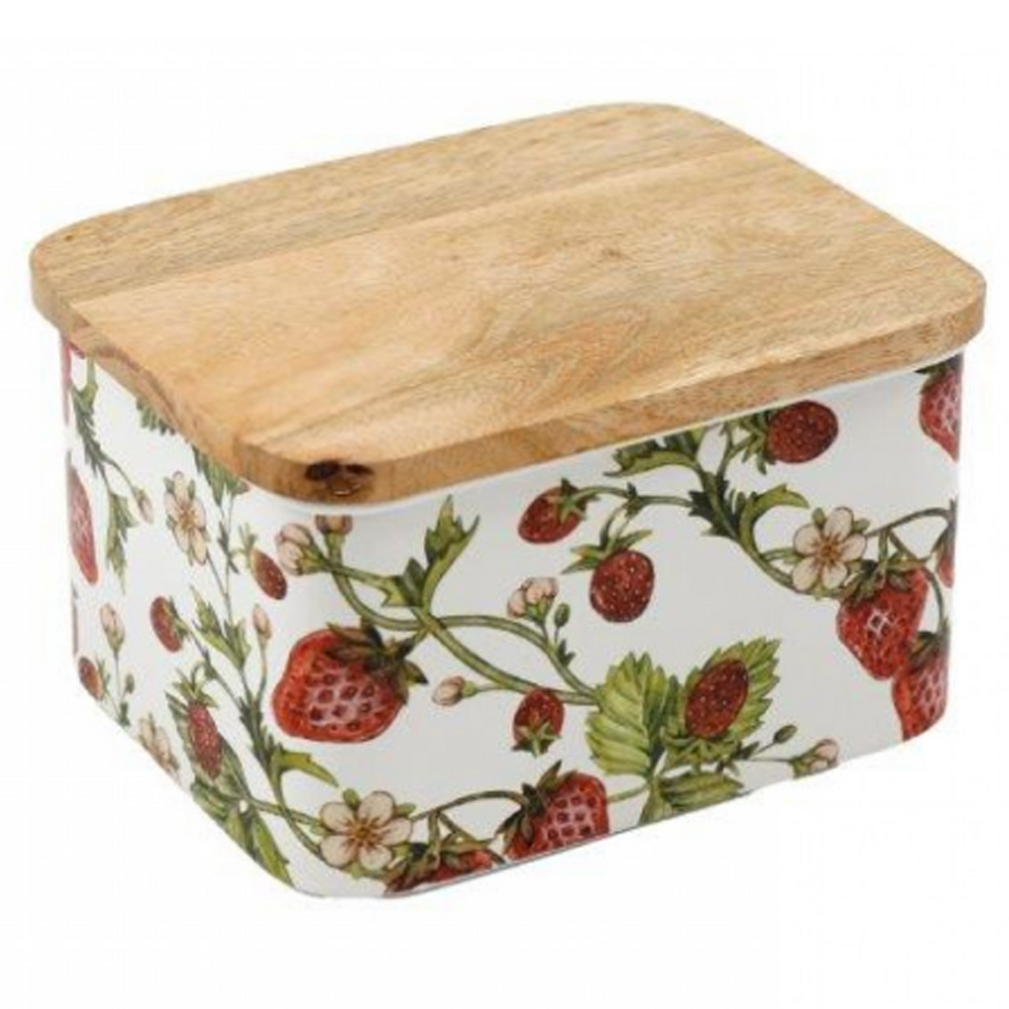 Strawberry Plant Design Cannister / Storage Box | Happy Piranha