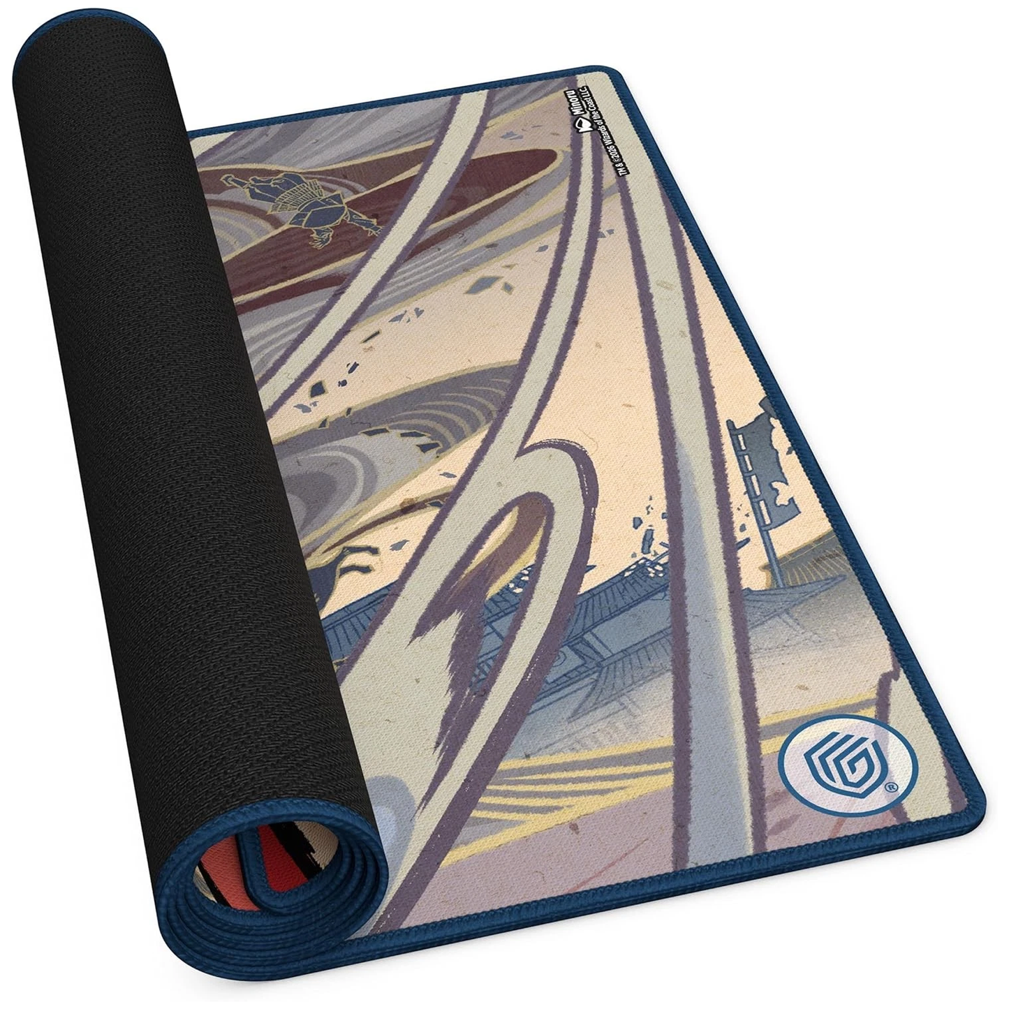 Ultimate Guard: Secrets of Strixhaven Cyclonic Rift Playmat 61 x 35cm, Rolled Up on a White Background | Happy Piranha