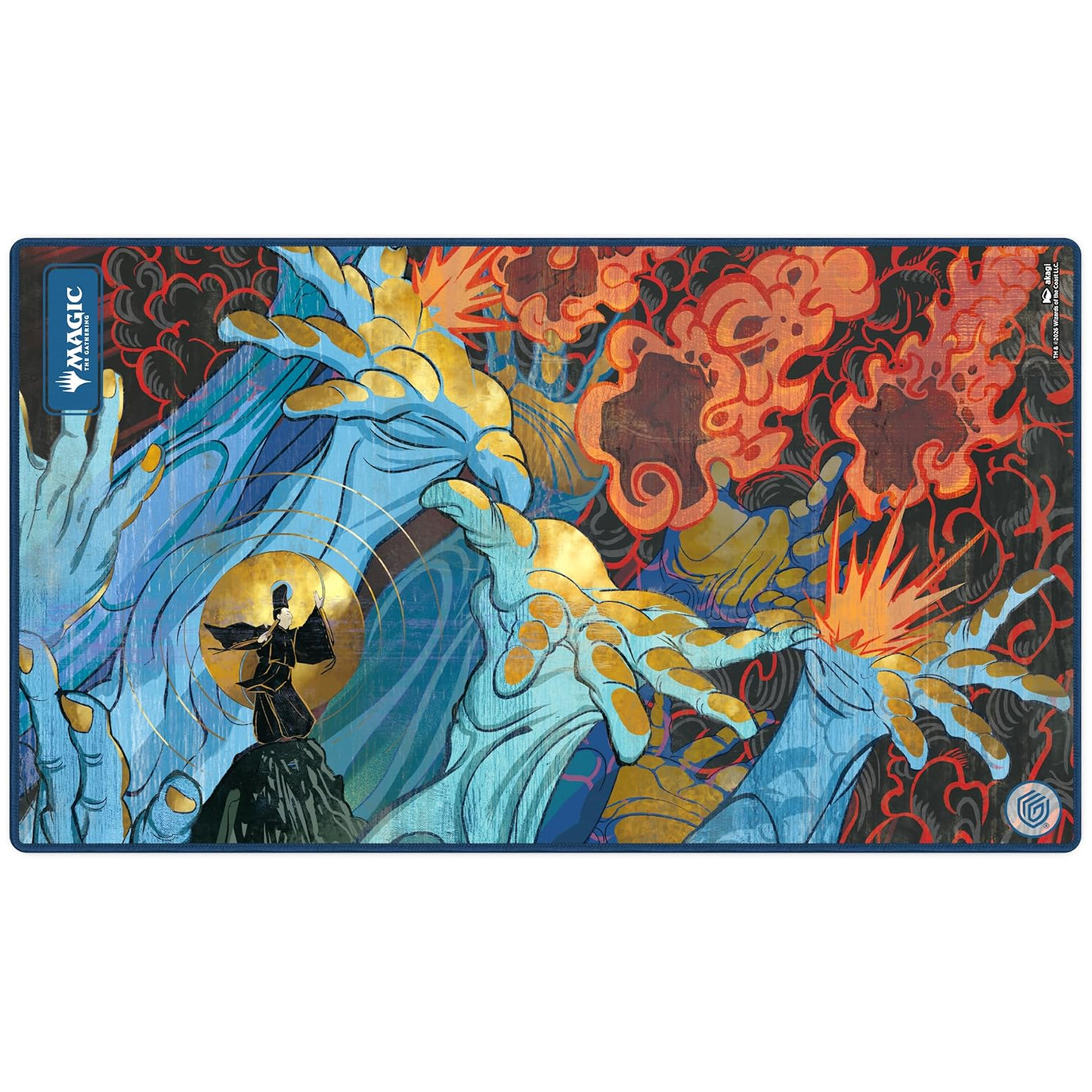 Ultimate Guard: Secrets of Strixhaven Flusterstorm Playmat 61 x 35cm on a White Background | Happy Piranha