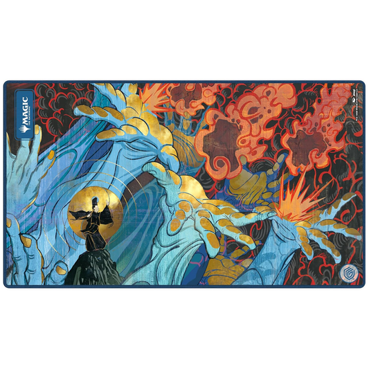 Ultimate Guard: Secrets of Strixhaven Flusterstorm Playmat 61 x 35cm on a White Background | Happy Piranha