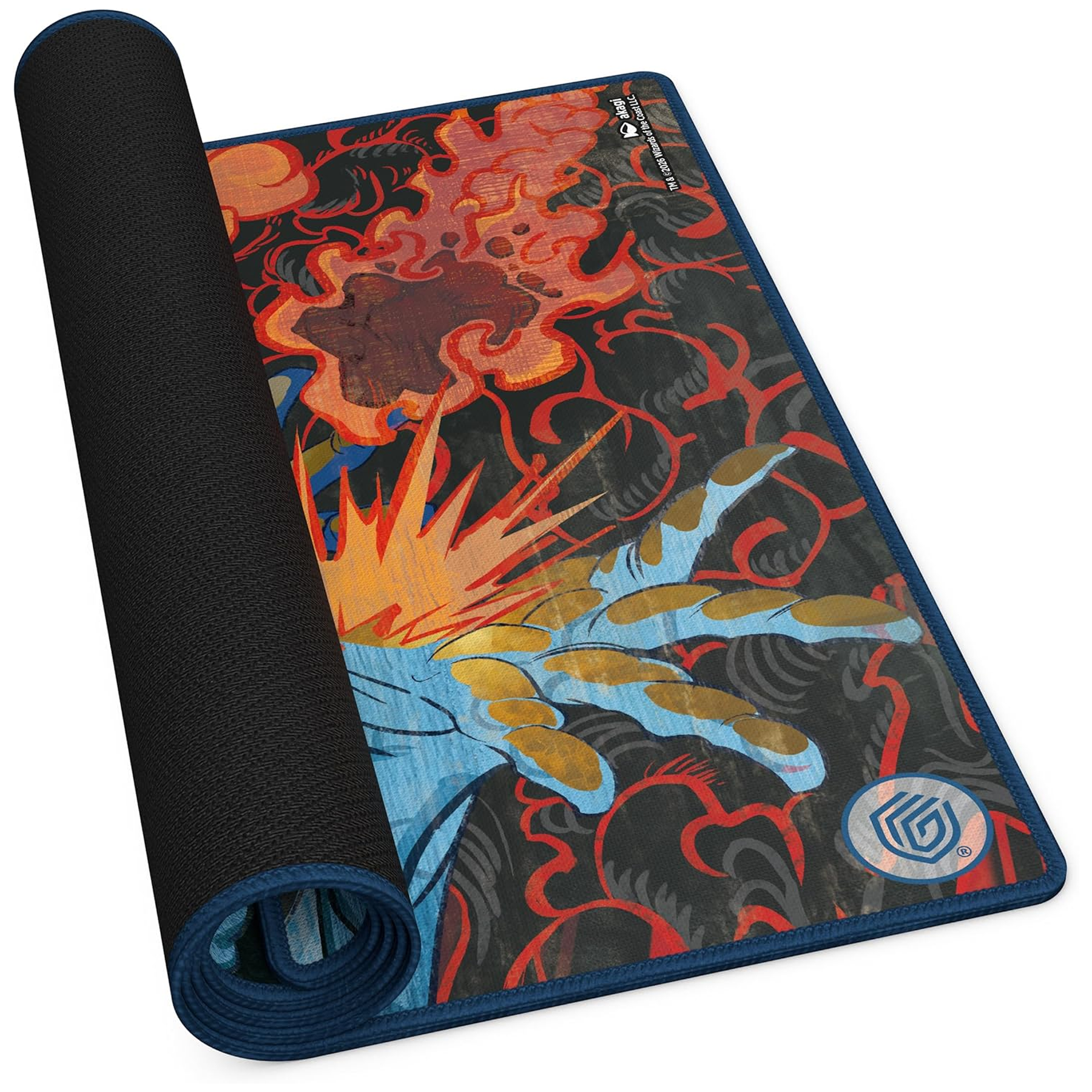 Ultimate Guard: Secrets of Strixhaven Flusterstorm Playmat 61 x 35cm, Rolled Up on a White Background | Happy Piranha
