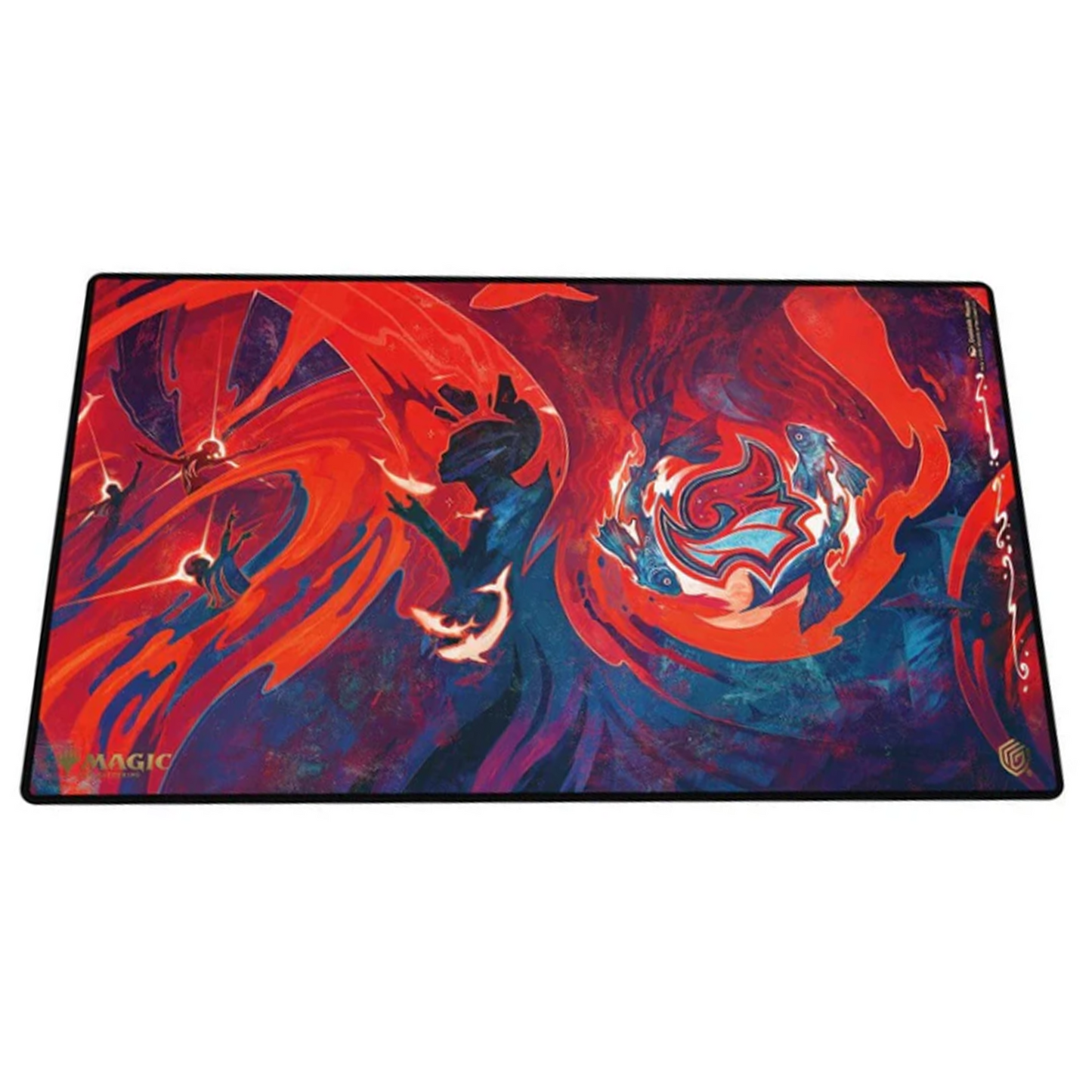 Ultimate Guard: Secrets of Strixhaven Prismari Playmat 61 x 35cm on a White Background | Happy Piranha