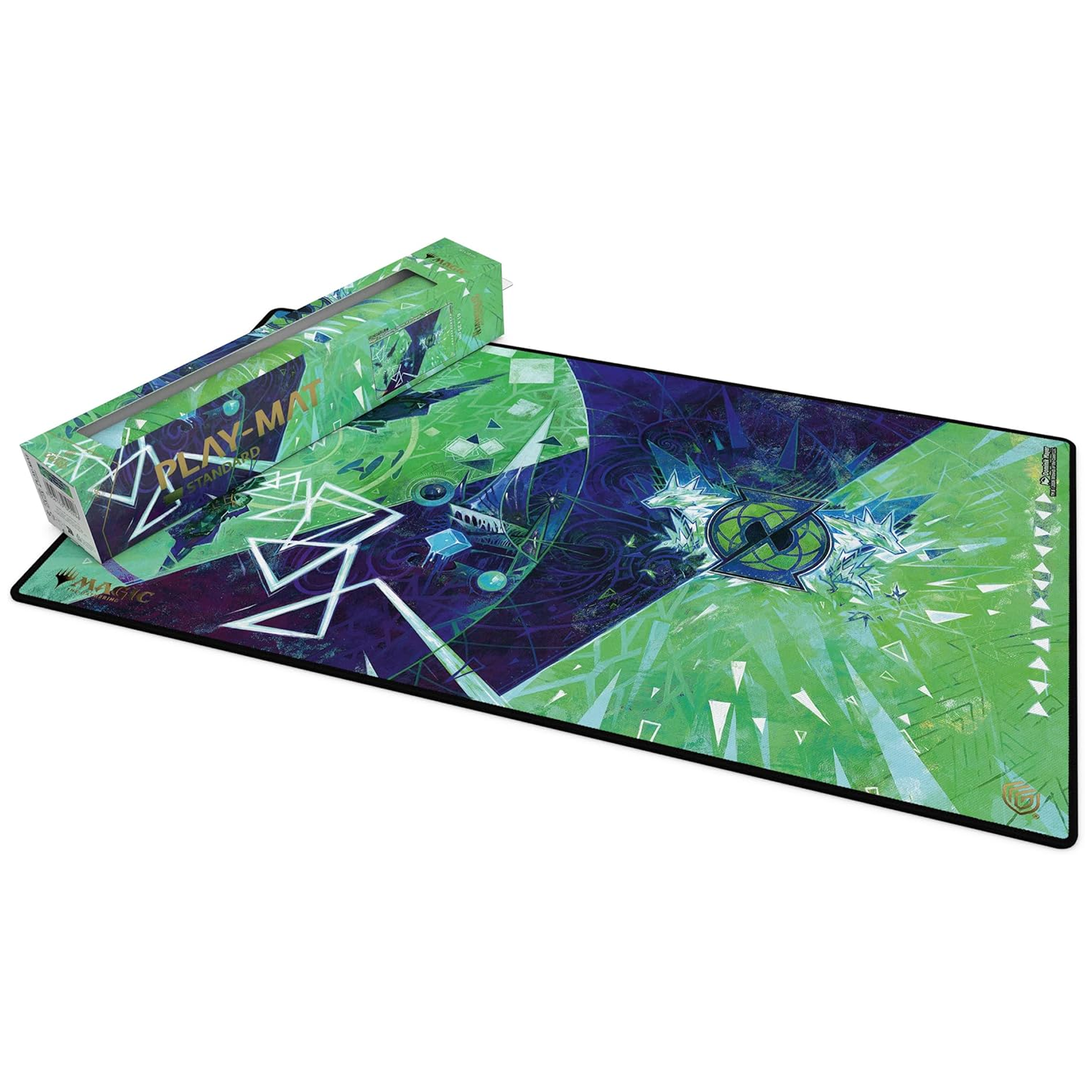 Ultimate Guard: Secrets of Strixhaven Quandrix Playmat 61 x 35cm By Its Box on a White Background | Happy Piranha