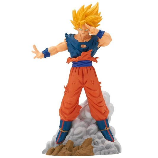Dragon Ball 7 - History Box Vol. 9 Super Saiyan Son Goku Figure (Front) | Happy Piranha