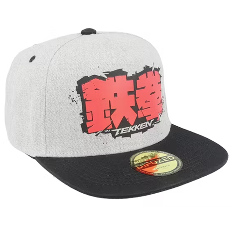 Tekken Kanji Design Snapback Baseball Cap (Front) | Happy Piranha