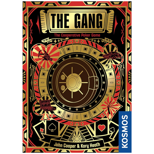 The Gang: A Cooperative Poker Game on a White Background | Happy Piranha