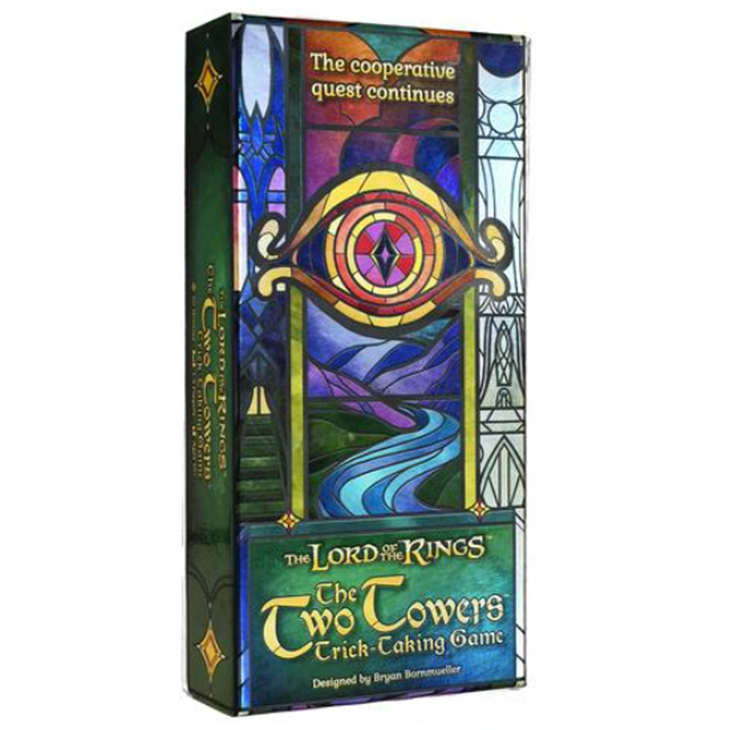The Lord of the Rings The Two Towers Trick Taking Game (Front of Box) | Happy Piranha