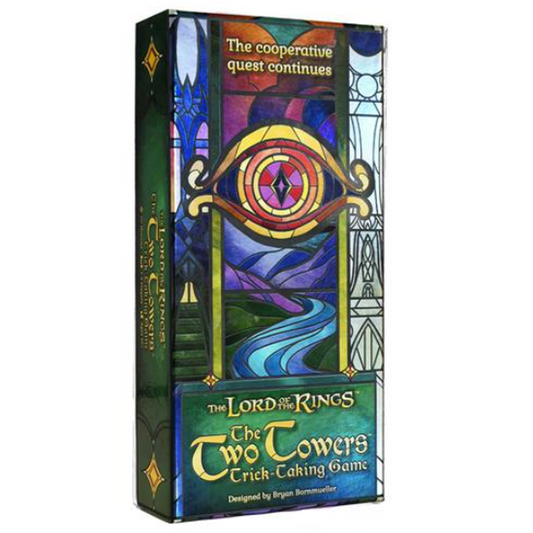 The Lord of the Rings The Two Towers Trick Taking Game (Front of Box) | Happy Piranha