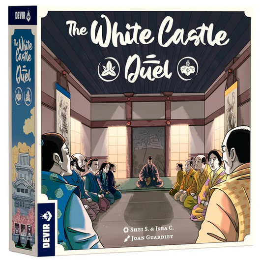 The White Castle Duel Board Game (Front of Box) on a White Background | Happy Piranha