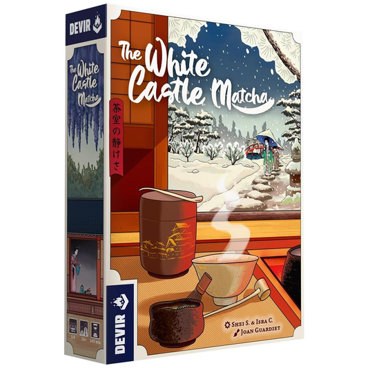 The White Castle: Matcha Board Game Expansion on a White Background | Happy Piranha