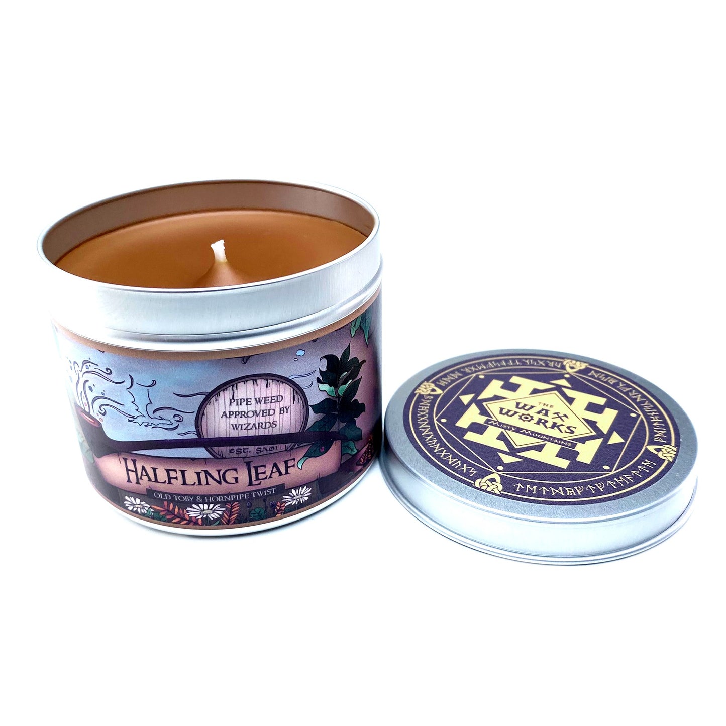 Halfling Leaf: A Scented Candle Inspired by Hobbits