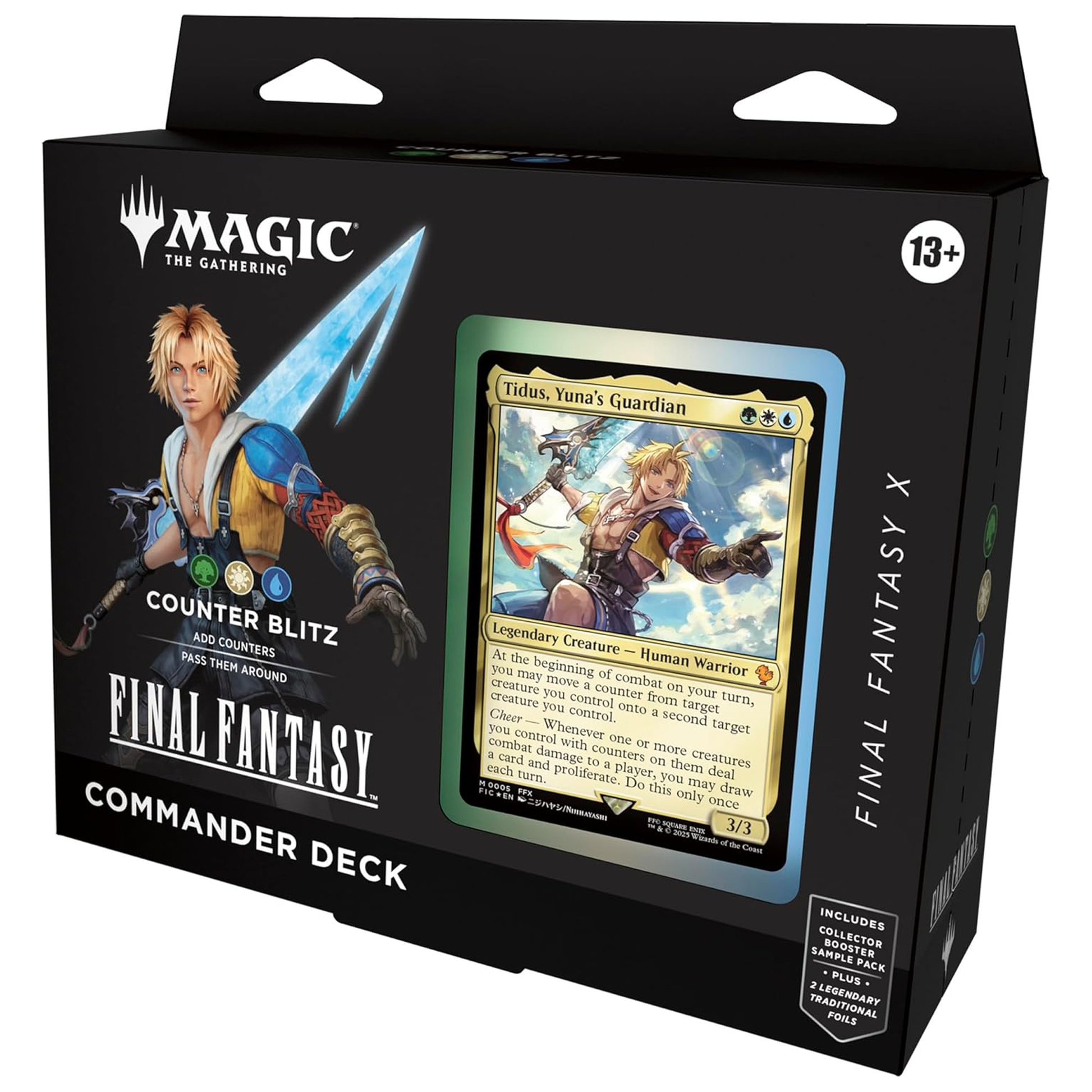 Counter Blitz Final Fantasy Magic the Gathering Commander Deck (Tidus) | Happy Piranha