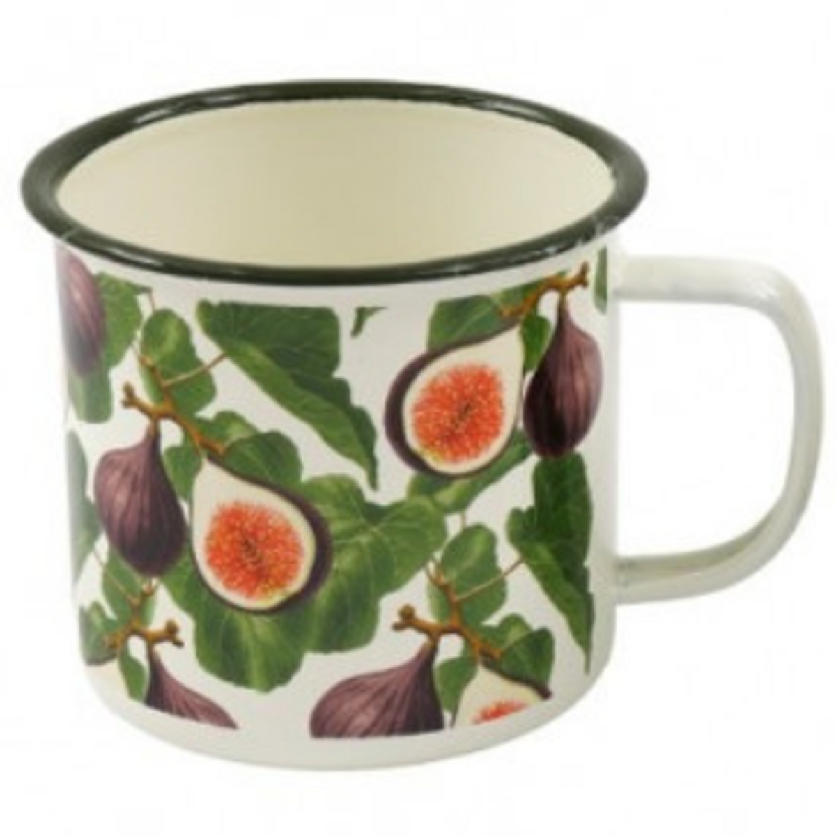 Cosy Home Fig Design Tin Mug (Design 1) Happy Piranha
