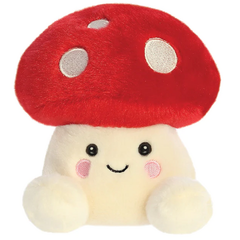 Amanita Toadstool Palm Pal Kawaii Plushie Mushroom Soft Toy | Happy Piranha