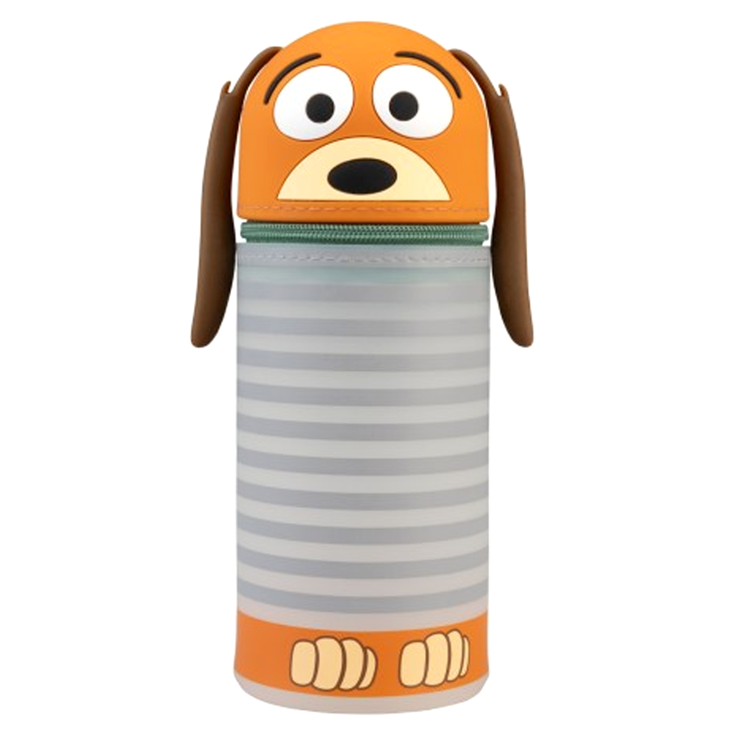 Disney Toy Story Slinky the Dog 3D Silicon Pencil Case (Front) On a White Background | Happy Piranha