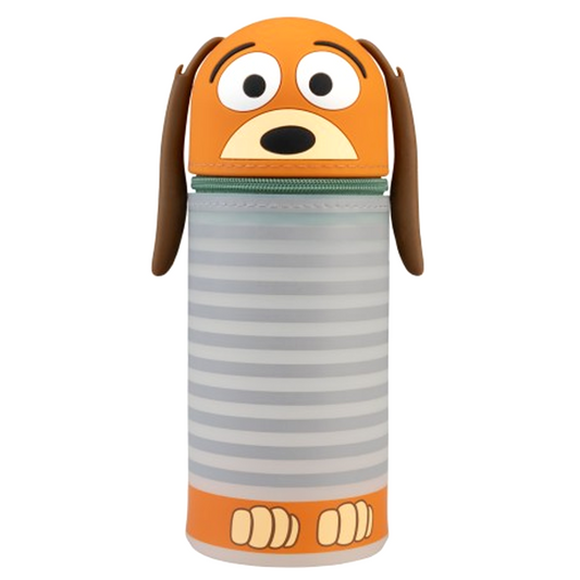 Disney Toy Story Slinky the Dog 3D Silicon Pencil Case (Front) On a White Background | Happy Piranha
