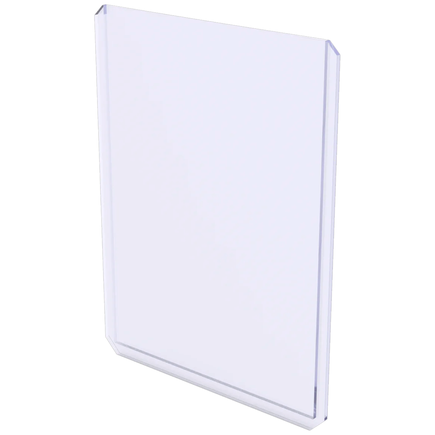 Ultimate Guard: 35PT Toploading Card Covers (Toploaders) 25 Pack - A Single Sleeve on a White Background | Happy Piranha