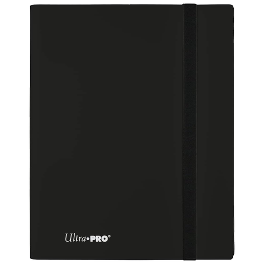 Ultra Pro 9 Pocket (360 Card) Eclipse Trading Card Binder: Black (Closed) | Happy Piranha